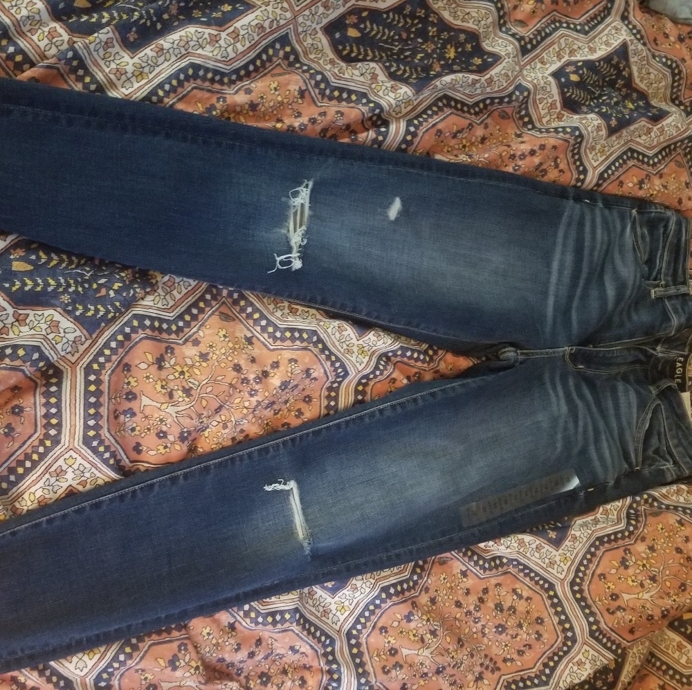 American eagle highest rise jeggings